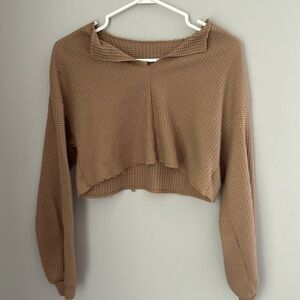 Brown Waffle Crop